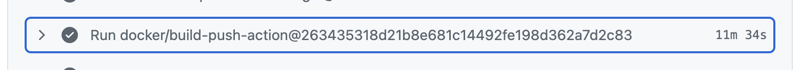 Before optimization: docker build took 11m 34s